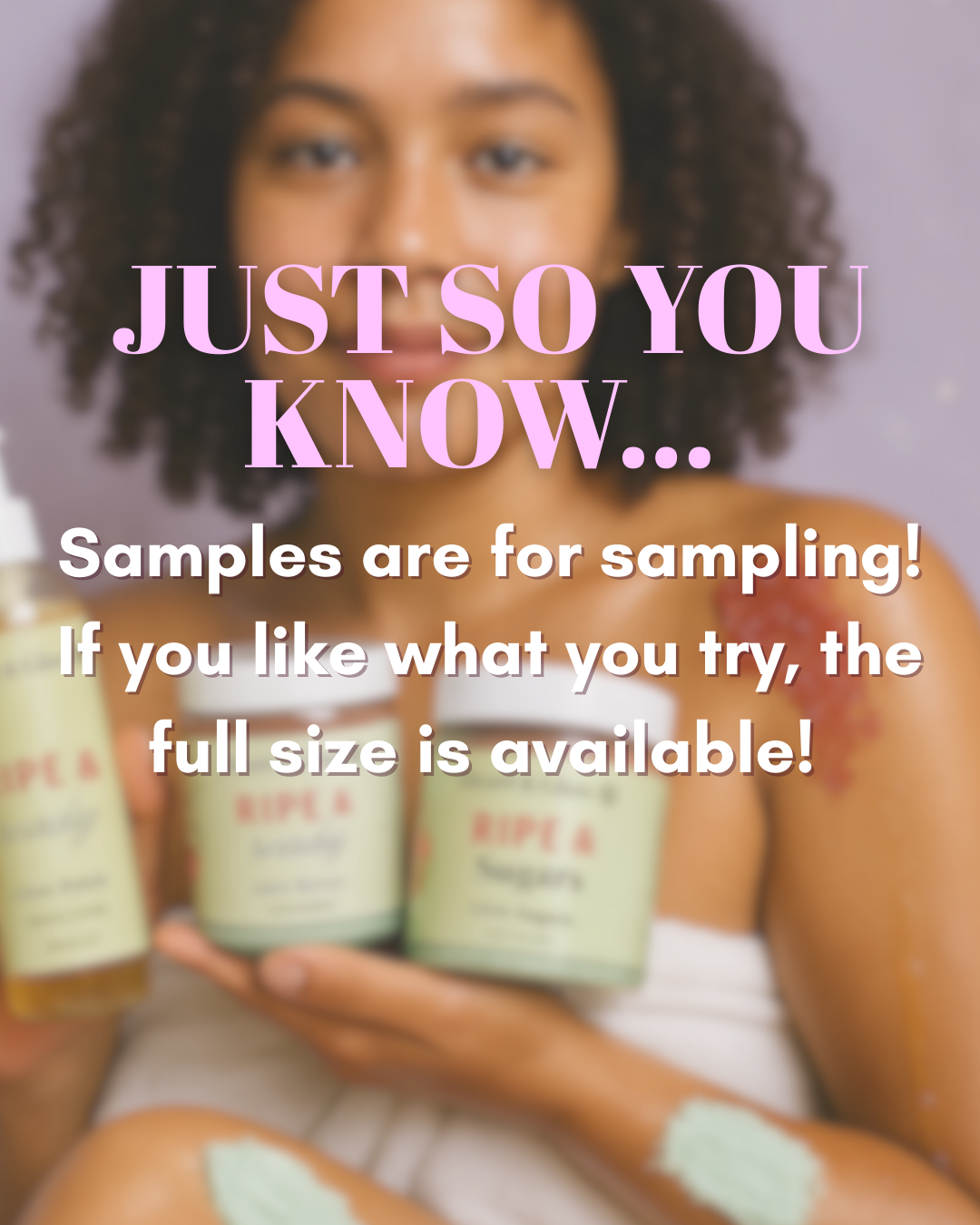 5 Samples — Just Pay Shipping