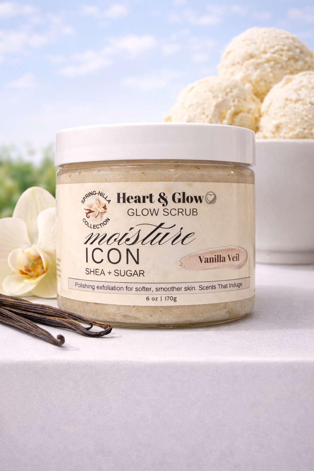 Vanilla Veil — Glow Scrub